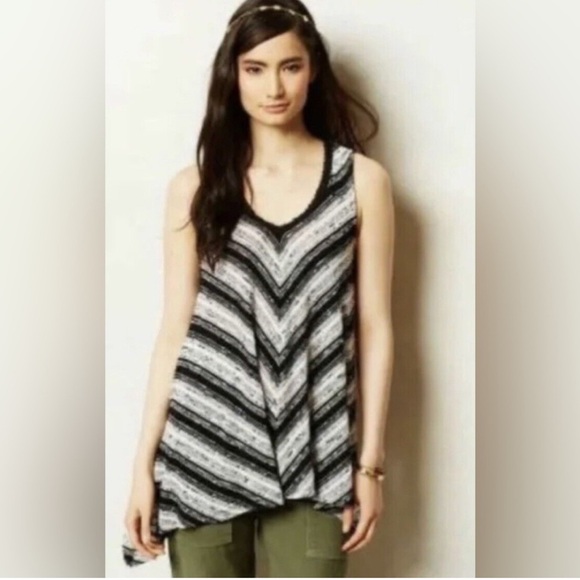 Anthropologie Women's Meadow Rue Sian Knit Tunic Top Size Medium - Picture 2 of 4